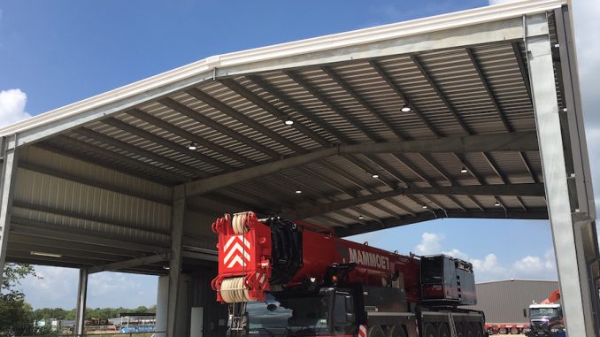 Mammoet-Wash-Rack shotcrete concrete