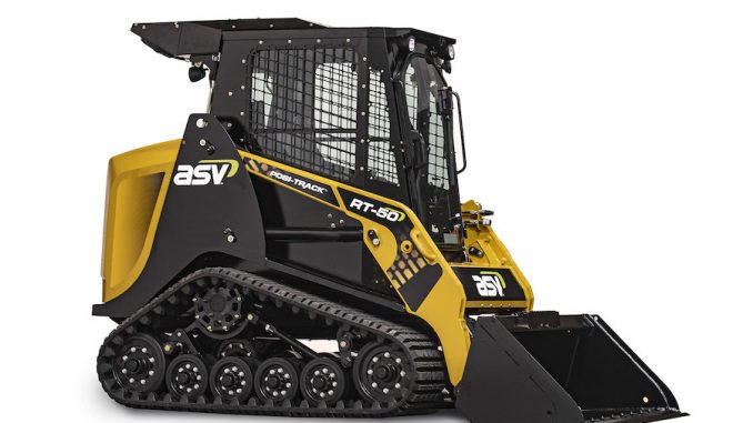 ASV-track-loader used truck for a mobile mixer
