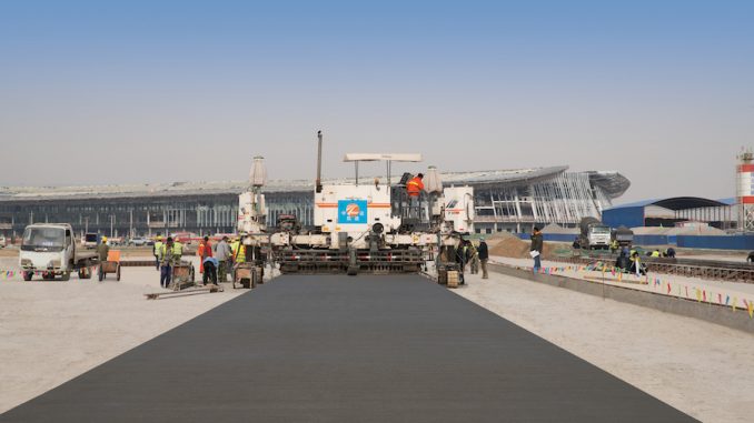 Beijing-airport-Wirtgen heavy cranes insurance