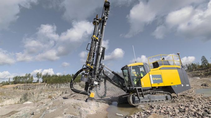 Epiroc mobile concrete mixer maintenance