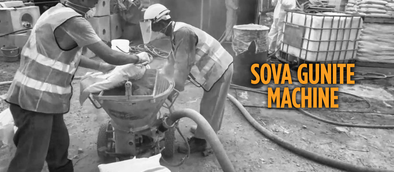 Sova Gunite Machine