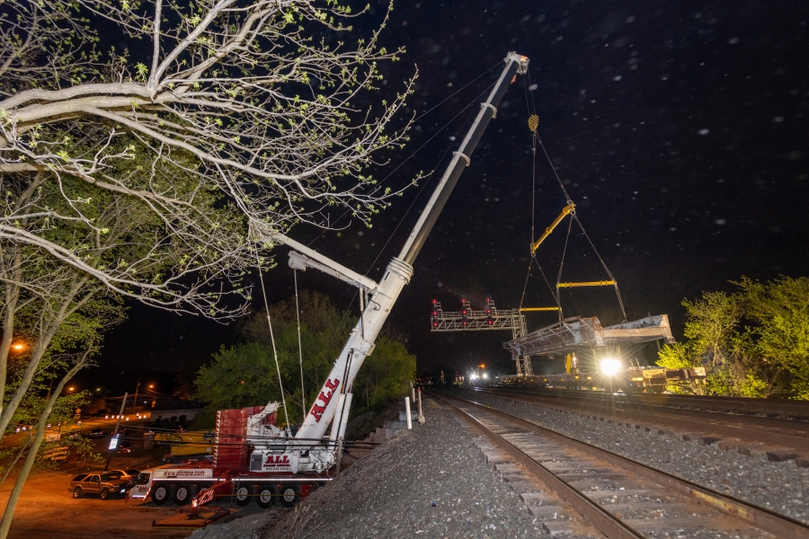 ALL Begins Warm-Weather Construction Season with Rail Bridge Rehab— While Train Schedule Is Maintained
