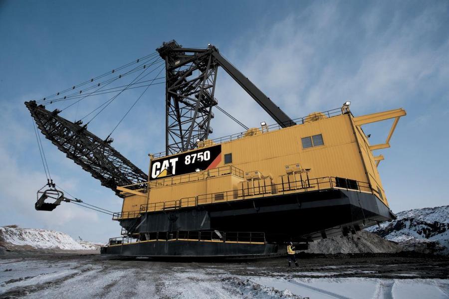 Dragline escavatori e miniere CAT-8750