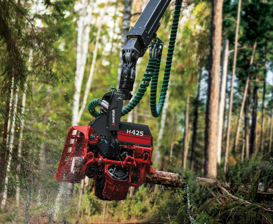 Waratah Forestry Equipment unveils new H425, H425HD and H425X harvester heads 