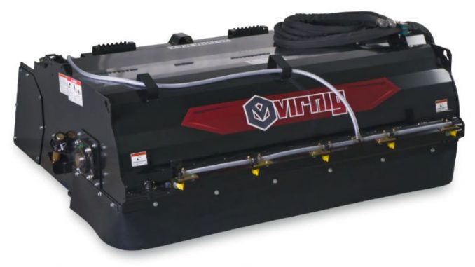 Virnig Introducing New Pick-Up Broom with Internal Water Tank