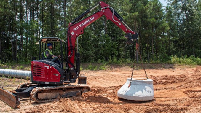 Yanmar Stowable Utility Hook Offers Versatile, Convenient Lifting for Compact Excavators