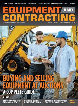 Buying and selling equipment at auctions