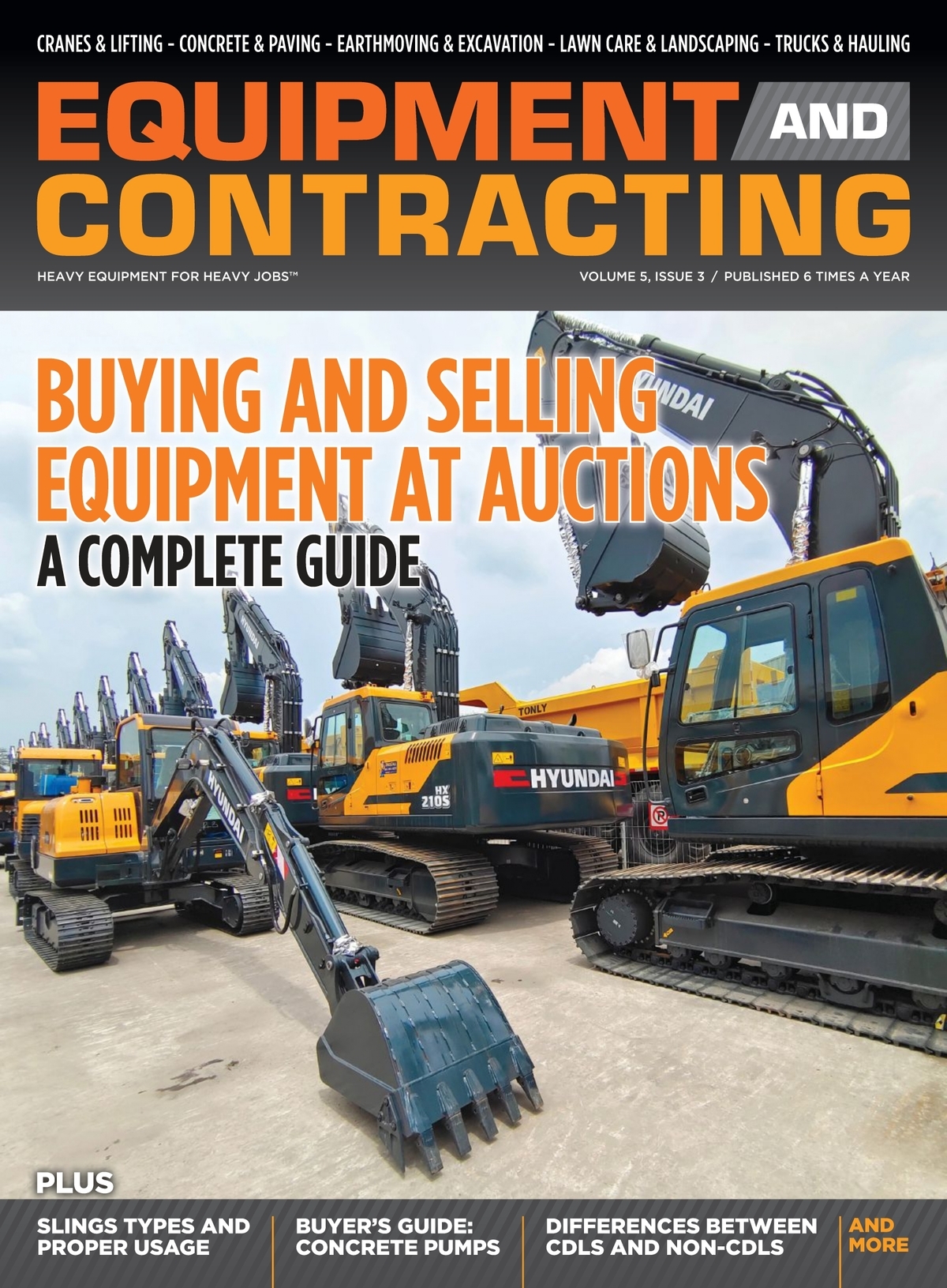 Buying and selling equipment at auctions